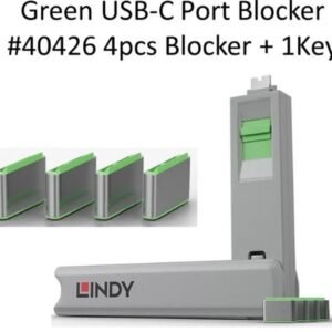 LINDY USB TYPE C PORT BLOCKER 40426
