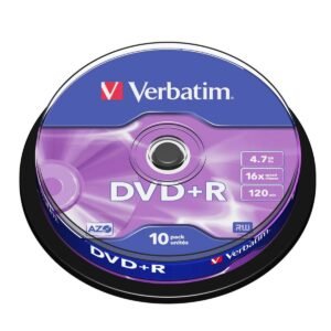 Verbatim Dvd+R 4.7GB 10Pcs #43498