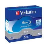 Verbatim BD-R 25GB 6x 5pcs Pack Jewel Case #43715