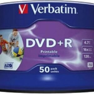 Verbatim DVD+R DL 8x 8.5Gb Matt 1612-137 Silver 50pcs #43758