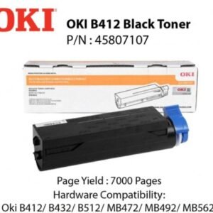 OKI 45807107 Black High Capacity Toner Cartridge 7k