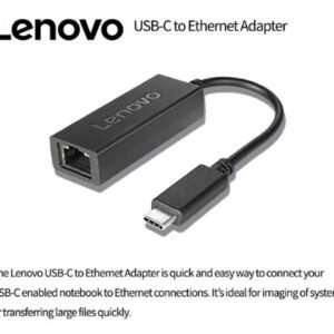 Lenovo USB-C to Ethernet Adapter 4X90S91831