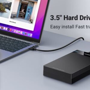 UGREEN USB3.0 TO 3.5-INCH SATA EXT HDD ENCLOSURE TOOL FREE WITH POWER ADAPTER