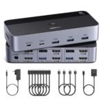 UGREEN USB HDMI KVM Switch 4K, 2 IN 1 OUT