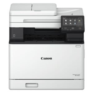 Canon 5455C005AA Canon imageCLASS MF756Cx II Colour Laser Printer with Fax (5" Touchscreen LCD, Wi-Fi 802.11 b/g/n, NFC, Wired Gigabit Network, 50‑Sheet Single-Pass DADF, New Model)