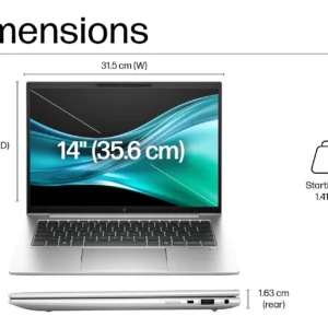 HP A77PCPT HP EliteBook 840 G11 14" Ultra 7 155U 6 GB - 512 GB SSD - Intel Chip - 1920 x 1200 - Windows 11 Pro