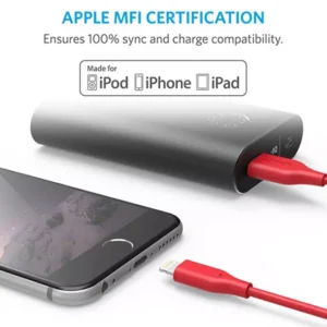 ANKER A8012H91 ANKER POWERLINE SELECT+ USB LIGHTNING CABLE 3FT RED