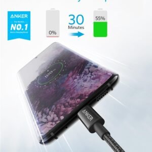 ANKER A8032H11 ANKER POWERLINE SELECT+ USB-C TO USB-C 60W 3FT BLACK