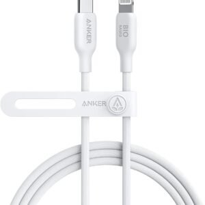 ANKER A80B2H21 Anker 542 USB-C to Lightning Cable (Bio-Based 6ft) White