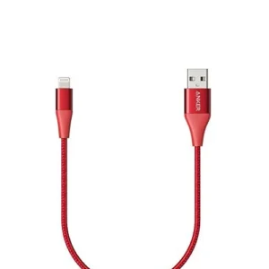 ANKER A8451H91 Anker Powerline+ II Lightning Cable 1FT RED