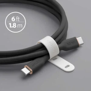 ANKER A8553H11 Anker PowerLine III Flow USB-C to USB-C 6ft Cable Black