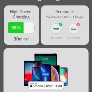 ANKER A8662H11 Anker PowerLine III Flow USB-C to Lightning 3ft Black
