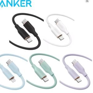ANKER A8662H31 Anker PowerLine III Flow USB-C with Lightning Connector 3ft