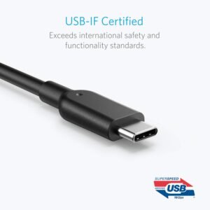 ANKER A8862H11 ANKER POWERLINE+ III USB-C TO USB-C 2.0 3ft Cable