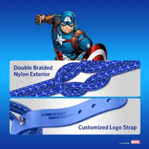 ANKER A9547031 Anker PowerLine+ II USB C to C Cable 3ft Captain America