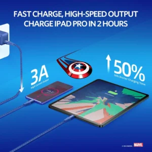 ANKER A9549031 Anker PowerLine+ II USB C to C Cable 6ft Captain America