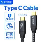 ORICO ACC32-10-BK-BP USB 3.2 GEN2 20 Gbps, 4K, 100W USB-C