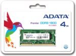 ADATA AD3S1600W4G11-S 4GB PC3-12800 1600MHz 204pin Laptop / Notebook SODIMM CL11 1.5V Non-ECC DDR3 RAM
