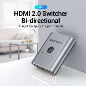VENTION AFUH0 VENTION Switch; bidirectional,HDMI 2.0; grey; Input: HDMI socket AFUH0