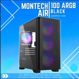 MONTECH AIR100ARGB-B MONTECH AIR 100 ARGB MATX (BLACK)