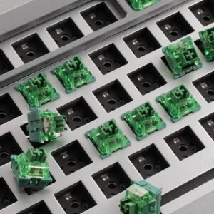 AKKO AK-6925758609333 Akko CS Switches, 3 Pin 50gf Linear Switch Compatible for MX Mechanical Keyboard (45 pcs, Matcha Green)