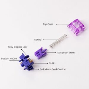 AKKO AK-6925758611329 AKKO Switch - CS Lavender Purple (45pcs)