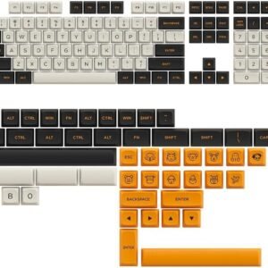 AKKO AK-6925758615709 AKKO Keycap - ASA Low Profile - Carbon Retro (155pcs)