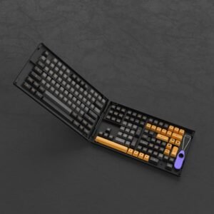AKKO AK-692578615631 AKKO Keycap - ASA Profile -Black & Bronze (158pcs)