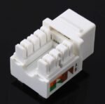 AMPCOM CAT6 Tool-Less RJ45 UTP Keystone Jack, No Punch-Down Tool Required Module Coupler -10 Pack White