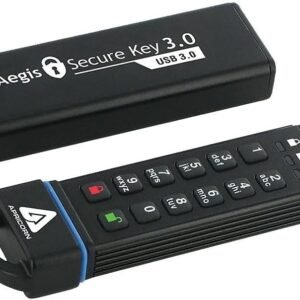 APRICON ASK3-240GB Apricorn Aegis Secure Key 240 GB FIPS 140-2 Level 3 Validated 256-bit Encryption USB 3.0 Flash Drive
