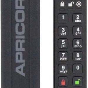 APRICON ASK3-NXC-128GB Apricorn 128GB Aegis Secure Key 3 NXC 256-Bit Hardware-Encrypted USB 3.2 Type C Flash Drive, FIPS 14