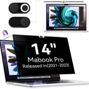 TARGUS ASM14MBPGL-80 "Targus Magnetic Privacy Screen for Apple MacBook Pro 2021, 2023 (M2) 14.2-inch