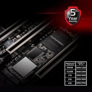 ADATA ASX8200PNP-2TT-C ADATA XPG SX8200 Pro 2TB 3D NAND NVMe Gen3x4 PCIe M.2 NMM 1726