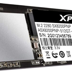 ADATA ASX8200PNP-512GT-C ADATA XPG SX8200 Pro PCIe Gen3x4 M.2 2280 Solid State Drive