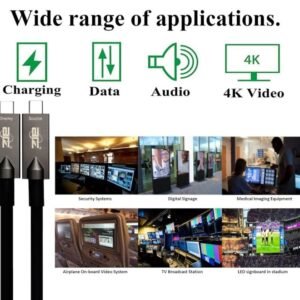 ATZ ATZ-USB-C-RA-3AM-5M ATZ USB Type C Male 90° to USB 3.2 Gen1 Male Support USB 3.0 Data 5GB Speed/ 3A Charging (5M)