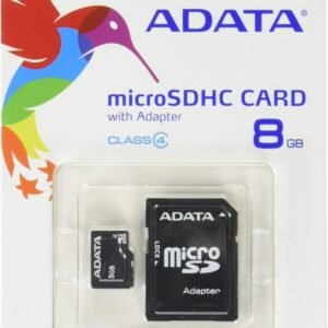 ADATA AUSDH8G ADATA 8GB microSDHC Memory Card with Adapter