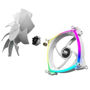 MONTECH AX120-WHITE MONTECH AX120 ARGB PWM fan White
