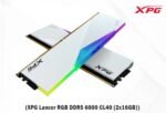 XPG ADATA-AX5U6000C4016G XPG Lancer RGB DDR5 6000 CL40 (2x16GB) XMP/EXPO - White