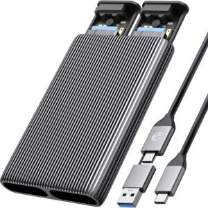 ORICO AXM2SG2 M.2 DUAL NVMe & M2 NGFF/SATA Case External SSD Enclosure AXM2SG2