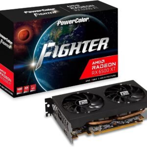 POWERCOLOR AXRX-6500XT-4GBD6-DH POWERCOLOR FIGHTER RADEON RX 6500XT / 6500 XT 4GB GD6 OC (3Y) (GPU)