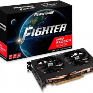 POWERCOLOR AXRX-6600XT-8GBD6-3D PowerColor Fighter Radeon RX 6600 XT 8GB GDDR6