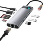 BASEUS B00052805813-00 Baseus Hub Type-C Baseus la HDMI 2x USB Type-C RJ45 SD TF UltraJoy Space Grey