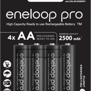 PANASONIC BK-3HCDE/4BN Panasonic Eneloop AA BK-3HCDE Rechargeable Battery - Pack Of 4