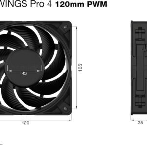 BE QUIET! BL098 be quiet! SILENT WINGS PRO 4 120mm PWM