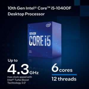 INTEL BX8070110400F Intel i5-10400F Core i5 processor^ 2.9 12M 6/12 LGA1200