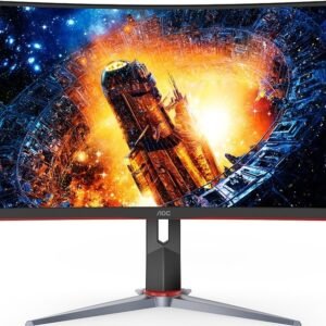 AOC C24G2 AOC PHI-C24G2 FHD Adaptive-Sync Curved Monitor, 23.6", 165Hz, Matte Black