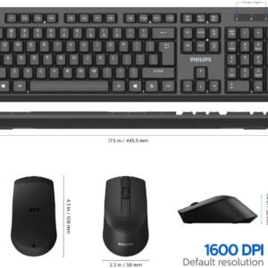 Phillips C354 Wireless Keyboard and mouse