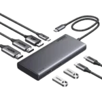 UGREEN CM639-35625 UGREEN 35625 USB-C 8in1Adapter 4K@60hZ Hdmi x2 DPx1 USB-A3.2x2 USB-C3.2x2 10Gbps PD100W