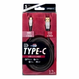 DAIYO CP2311 USB 2.0 Type A Male to C Male 1.2m