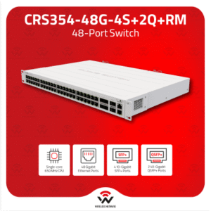 MIKRO TIK CRS354-48G-4S+2Q+RM 48-Port Cloud Router